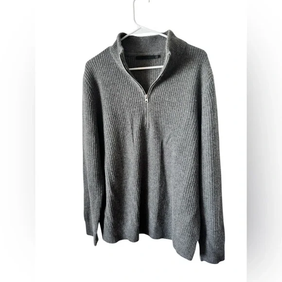 Jenni Kayne half zip Wool and Cashmere blend sweater Size L - Picture 8 of 12